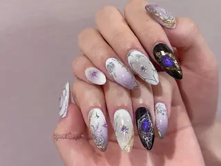 ネイル Dark honey スカルプ専門原宿店のネイルデザイン