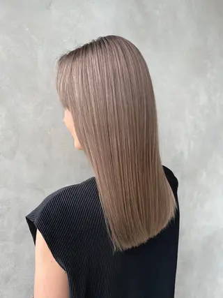 ミディアム カラー 渋谷/レイヤーボブ・ 透明感カラーしょうごのヘアスタイル