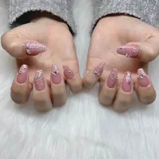 ロング HANA うるののネイルデザイン