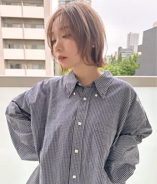 ショート カラー ヘアモードKT石橋店所属・田中 泰正のヘアスタイル