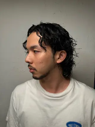 ミディアム パーマ メンズ 💈メンズ特化💈 TASUKUのヘアスタイル