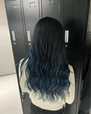 ミディアム カラー mimiiy梅田 中崎町ハイトーンのヘアスタイル