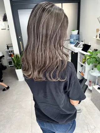 セミロング カラー 髪質改善will hairdesignのヘアスタイル
