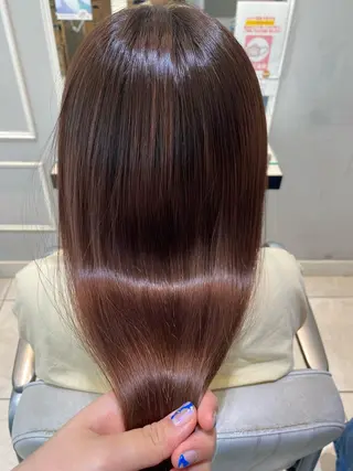 セミロング 韓国ヘア🍒渡辺 咲🍒のヘアスタイル