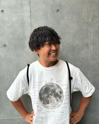 パーマ メンズ 一目惚れ艶ハイトーン バンド/しほ🪄のヘアスタイル