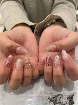 ネイル 束感まつ毛/ネイル/ LED♥KIRARAのマツエク・マツパデザイン