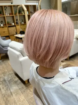 ショート 暖色カラー/似合わせ カット/名古屋/辻のヘアスタイル