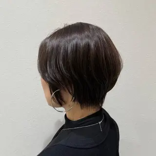 ショート カラー 韓国レイヤー｜ 透明感カラー｜ココナのヘアスタイル