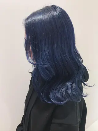 セミロング カラー ハイトーン/ウルフ /小澤凌祐🦕のヘアスタイル