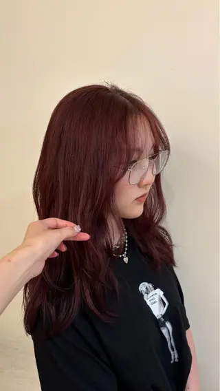 ロング C-LOOP UNITED ATELIER所属・似合わせカット /ニュアンスパーマのヘアスタイル