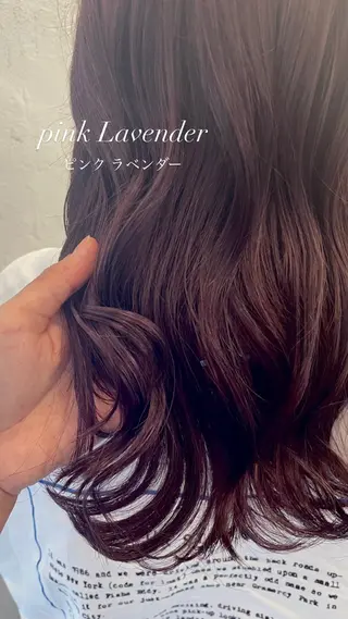 セミロング カラー 髪質改善カラー🫧 西岡 有希のヘアスタイル