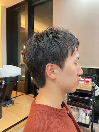 ショート メンズ ROOF 用賀所属・しみず ちかえのヘアスタイル
