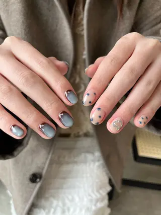 ネイル elen南越谷 Rina𖥔⋱のネイルデザイン