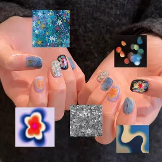 ネイル 🎀 Hiyubi._.nail 🫧所属・🎀フェイ フェイ🫧💗のネイルデザイン