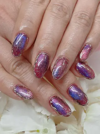 セミロング TAKAMATSU RINAのネイルデザイン