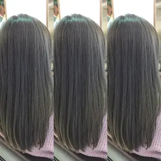 ロング カラー 青木 茂樹⭐️ 透明感カラーのヘアスタイル