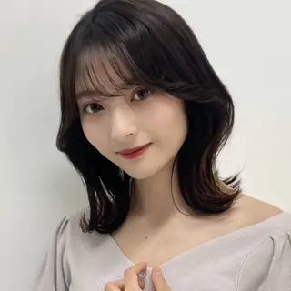ミディアム ✨Taisei｜ 再現性カット✨️のヘアスタイル