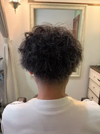 ショート パーマ メンズ 髪質改善ストレート Chiaki 🦋のヘアスタイル