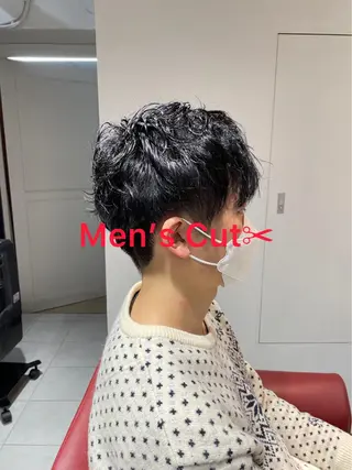 ショート パーマ メンズ メンズパーマ/カラー /須藤　大貴のヘアスタイル