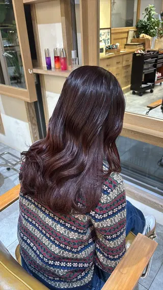 カラー Cloe 銀座 【クロエ ギンザ】所属・ハイトーン/暖色 カラー/maoのヘアスタイル