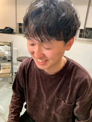 パーマ メンズ ボブ指名No.1/ ボブパーマ/ユキのヘアスタイル