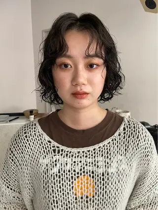 パーマ aika/パーマ/ ショート/伏見のヘアスタイル