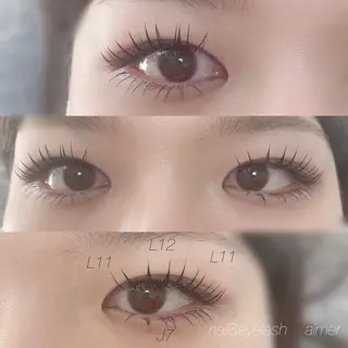 マツエク・マツパ nail&eye aimerのマツエク・マツパデザイン