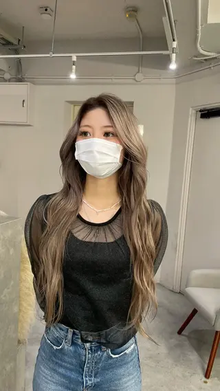 ロング ブリーチ/ゆうと /バレイヤージュのヘアスタイル