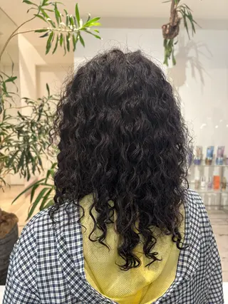 ロング パーマ ANY/須田 麻人/ハードパーマのヘアスタイル