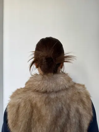 セミロング ホリグチ ルナのヘアスタイル