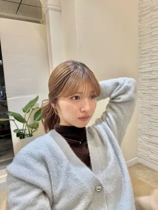 ロング 前平 友慈のヘアスタイル