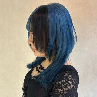 ロング カラー デザインカラー/ハイ トーン/konomiのヘアスタイル