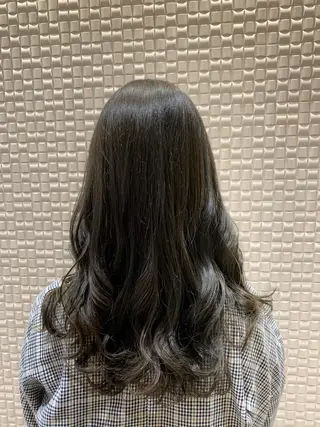 セミロング カラー シャドールーツ美容師 篠原康太のヘアスタイル