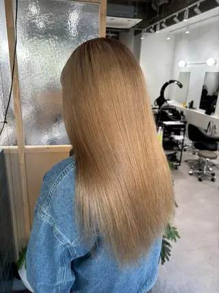 ロング カラー miku カラー/ヘッドスパのヘアスタイル