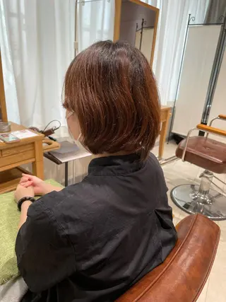 ショート カラー eins.hair所属・過去一の柔髪ヘア 🌿einshairのヘアスタイル