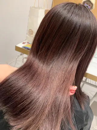 カラー 透明感カラー/レイヤ ーhinata.のヘアスタイル