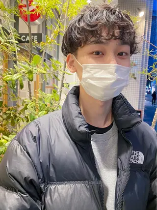 ショート パーマ メンズ 栄/矢場町 三井太朗のヘアスタイル