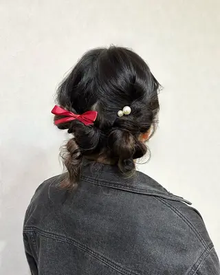 ロング hair make applause.所属・小賀 栞奈のヘアスタイル