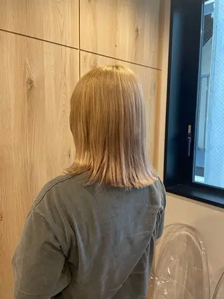 ミディアム tsuki /天王寺 /カラー/ボブカットのヘアスタイル