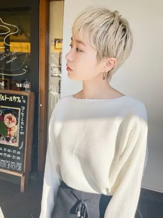 ショート カラー hair  cruise piece所属・kohei 【期間限定募集】のヘアスタイル
