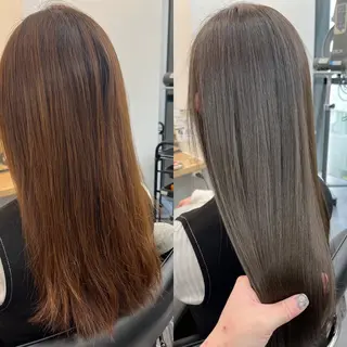 ロング カラー mai🐷髪質改善 🖤透ける暗髪🖤のヘアスタイル