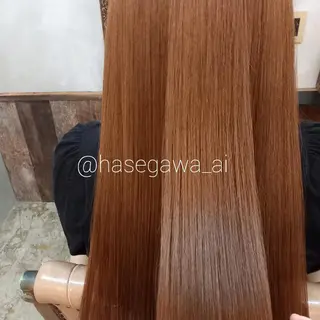 ロング EMANON 心斎橋所属・デザインカラー /aiのヘアスタイル