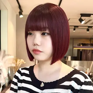 ショート カラー GO TODAY シェアサロン 原宿Verno店所属・ブリーチ/髪質改善/ ボブ特化/よしきのヘアスタイル