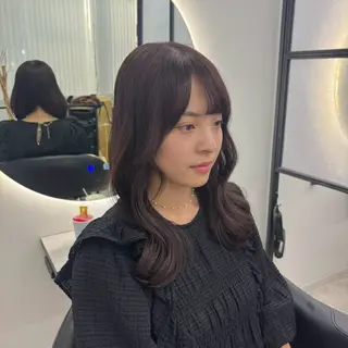 ロング カラー Ren. 🦋デザインカラーのヘアスタイル