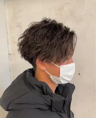 ショート HACO所属・メンズ特化美容師 ‼️　永留　卓己のヘアスタイル