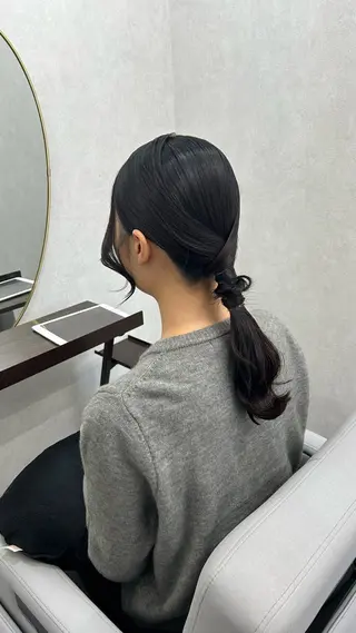 ヘアアレンジ sita stylist　あみのヘアスタイル