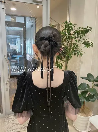 ロング ヘアアレンジ nakahara madokaのヘアスタイル