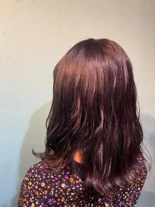 ミディアム カラー 高橋友里亜 /フリーランスのヘアスタイル