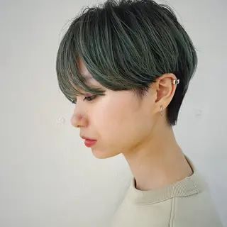 ショート カラー rosso-sante’所属・小林 明彦のヘアスタイル