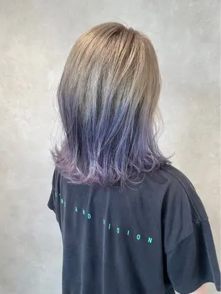 ミディアム 透明感カラー/メンズ カット/KOIROのヘアスタイル